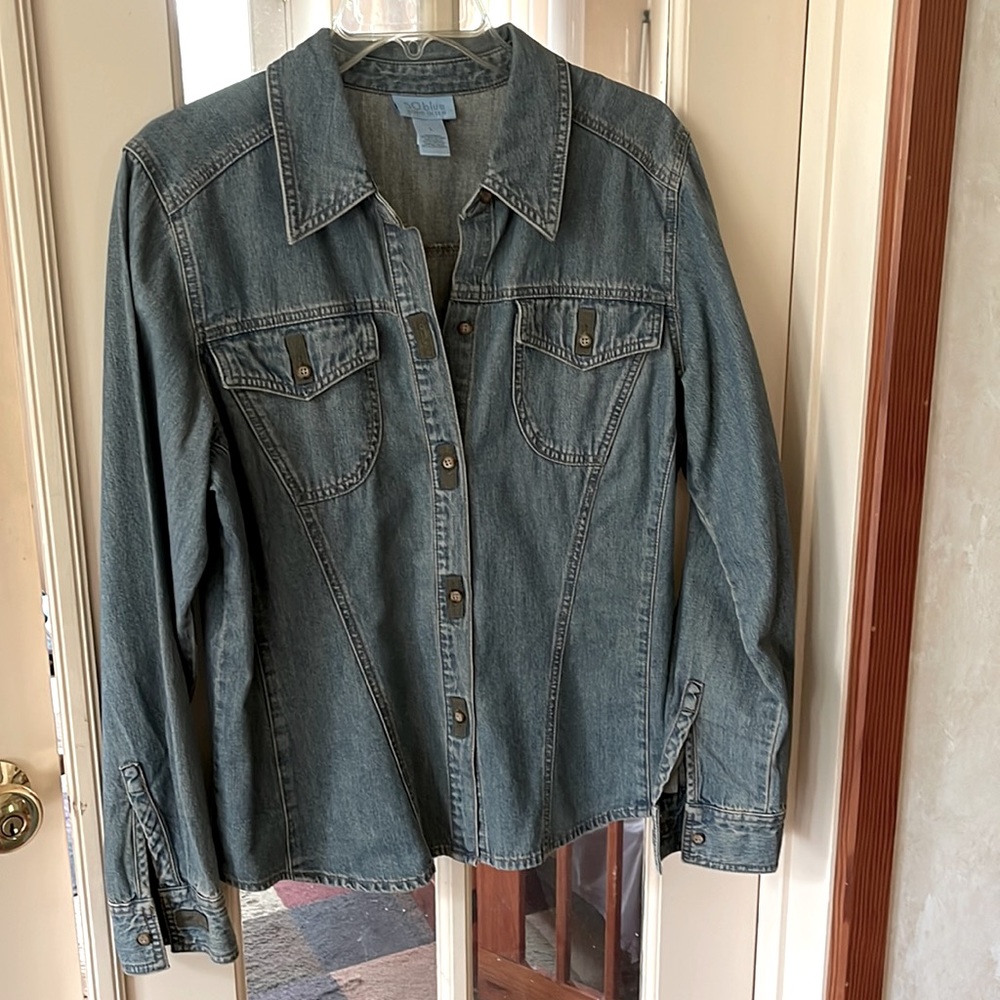 So Blue by Sigrid Olsen Shirt jacket